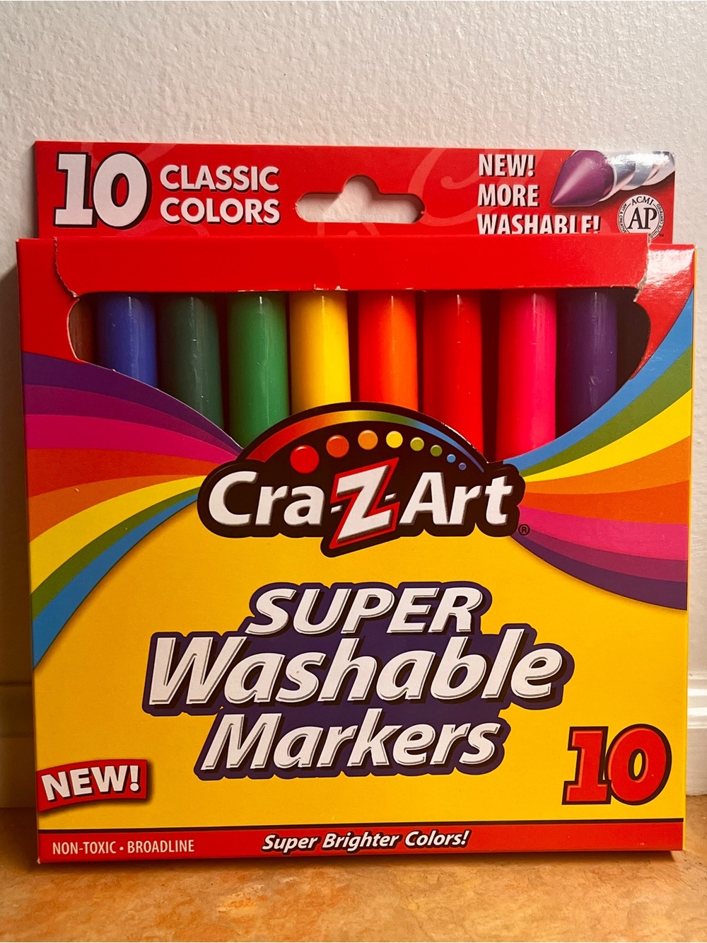 Cra Z Arr Super Washable Multi Colored Markers 10 Pack